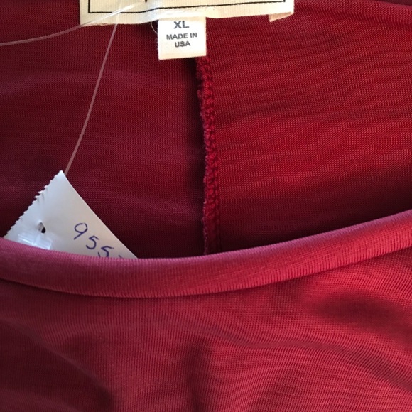 No Comment Rose Color Top size Lg - Picture 6 of 10